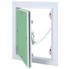 vidaXL Pannello di Accesso Verde e Argento 20 x 25 cm