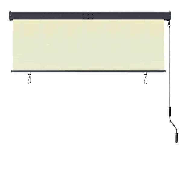 vidaXL Tenda a Rullo per Esterni 160x250 cm Crema