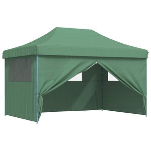 vidaXL Tenda Party 292 x 440 x 315 cm Verde Tessuto Oxford