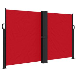 vidaXL Tenda Laterale Retrattile Rossa 140x1200 cm