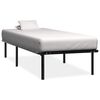 vidaXL Giroletto Nero in Metallo 100x200 cm