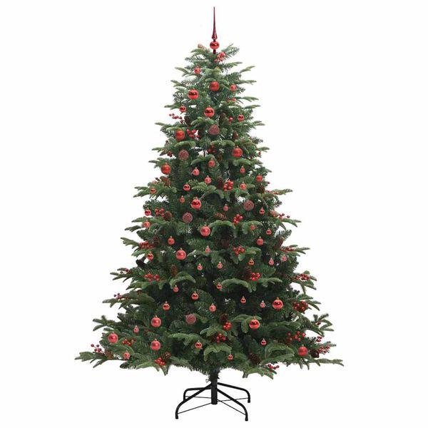 vidaXL Albero di Natale artificiale con 300 LED Verde 210 cm