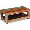 vidaXL Tavolino da Caff&egrave; in Legno Massello di Recupero 90x45x35 cm