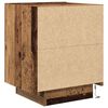 vidaXL Armadio da Notte 2 pcs Legno vecchio 45 x 40 x 55 cm