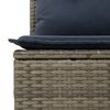 vidaXL Set Divani da Giardino 13 pz con Cuscini Grigio in Polyrattan