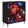 vidaXL Credenza KIEL Rovere Nero 69 x 33 x 76 cm Legno ingegnerizzato