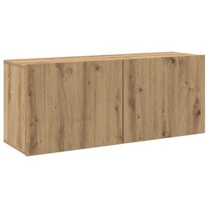 vidaXL Mobile TV a Parete Rovere Artigianale 100x30x41 cm