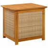 vidaXL Scatola di Stoccaggio per Giardino 185 L 60 x 50 x 56 cm Beige