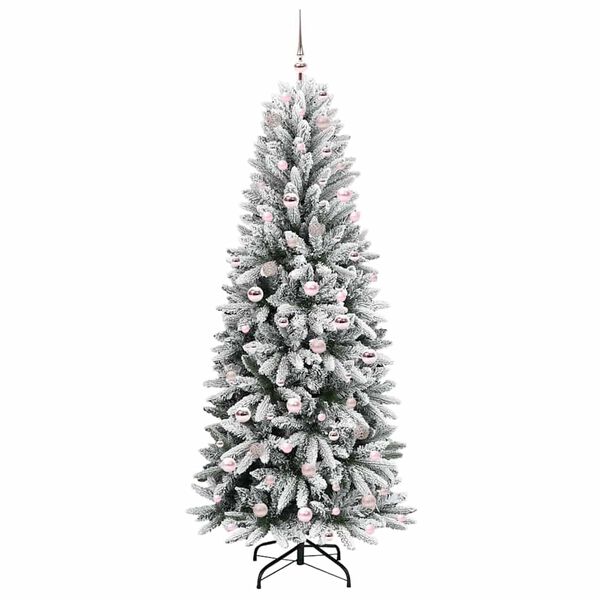 vidaXL Albero di Natale artificiale con 300 LED Bianco 210 cm