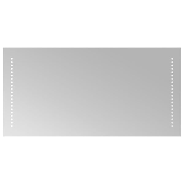 vidaXL Specchio da Bagno con Luci LED 80x40 cm