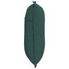 vidaXL Cuscino per Schiena Verde Scuro 50 x 19 x 45 cm Tessuto