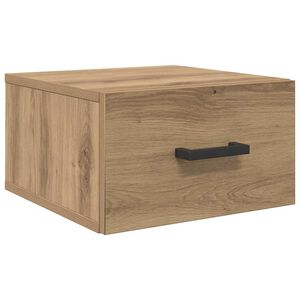 vidaXL Armadio da Notte rovere artigianale 35 x 35 x 20 cm