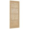 vidaXL Porta Interna 86 x 211 cm Legno compensato Naturale