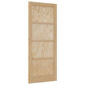 vidaXL Porta Interna 86 x 211 cm Legno compensato Naturale