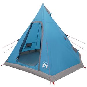 vidaXL 3 persona Blu Poliestere 185T con rivestimento PU