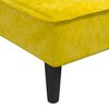 vidaXL Divano Letto a L Giallo 255x140x70 cm in Velluto
