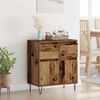 vidaXL Credenza con cassetto Legno vecchio 60 x 35 x 70 cm