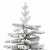vidaXL Albero di Natale Artificiale con Rami Pieghevoli Bianco 180 cm