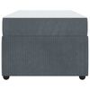 vidaXL Struttura del letto Grigio scuro 90 x 200 cm Tessuto