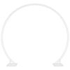 vidaXL Arco Nuziale Bianco 220 x 45 x 200 cm Acciaio