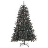 vidaXL Albero di Natale artificiale con 300 LED Verde 180 cm