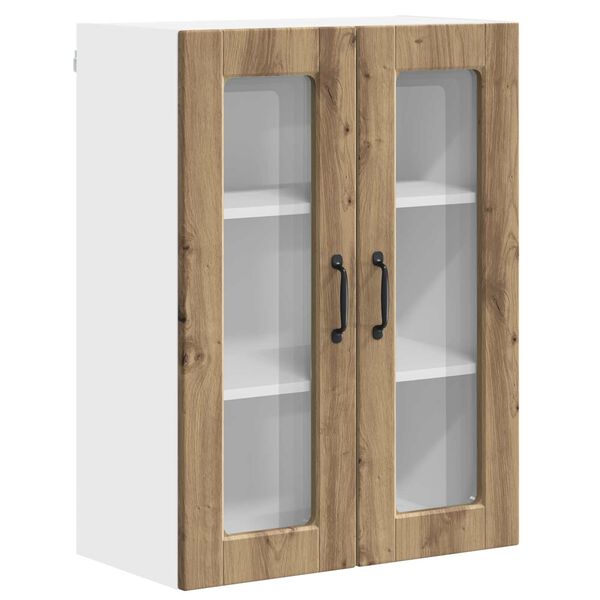 vidaXL Mobile da cucina con porta Rovere artigianale 60 x 31 x 80 cm