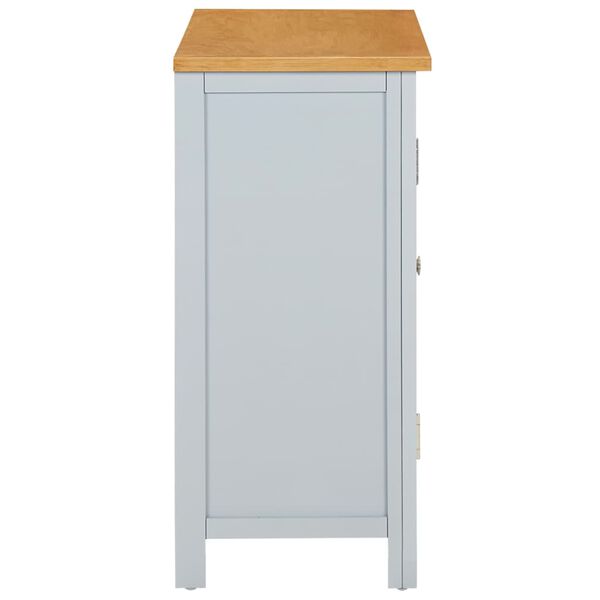 vidaXL Credenza 70x35x75 cm in Legno Massello di Rovere