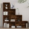 vidaXL Libreria Rovere Fumo 155x24x160 cm
