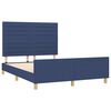vidaXL Giroletto senza Materasso Blu 140x190 cm in Tessuto