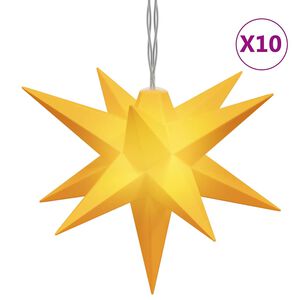 vidaXL Luci di Natale 10 LED Gialle 10 cm