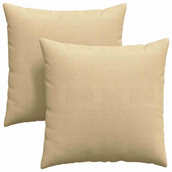 vidaXL Cuscini da Divano 2 pcs Grigio Verde 80 x 80 cm