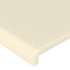vidaXL Giroletto a Molle con Materasso Crema 80x200 cm in Similpelle
