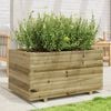 vidaXL Fioriera da Giardino 90x60x49,5 cm in Legno di Pino Impregnato