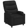 vidaXL Poltrona reclinabile Nero 75 x 93 x 102 cm Tessuto