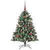 vidaXL Albero di Natale artificiale con 150 LED Verde 120 cm