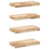 vidaXL Mensole da Parete 4 pz 40x20x4 cm Legno Acacia Non Trattato