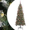 vidaXL Albero di Natale artificiale Verde 180 cm