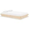 vidaXL Giroletto in Legno Massello 120x190 cm Small Double