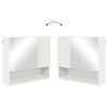 vidaXL Set di mobili per il bagno Montaggio a parete 2 pcs Bianco