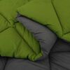 vidaXL Duvet Estivo Verde e Antracite 200 x 135 cm Microfibra