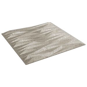 vidaXL Pannelli da parete 12 pz 50 x 50 cm Beton pietra Schiuma XPS