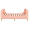 vidaXL Struttura letto bambini con testata Rosa 80 x 160 cm