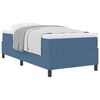 vidaXL Letto a molle Blu e Bianco 193 x 90 x 60 cm