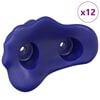 vidaXL Presina da arrampicata 12 pz Blu 100 x 67 x 43 mm PP