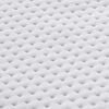 vidaXL Topper per materasso Bianco 90 x 200 cm Tessuto Jacquard