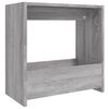vidaXL Tavolino Grigio Sonoma 50x26x50 cm in Legno Multistrato