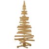 vidaXL Alberi di Natale Marrone 150 cm Legno di pino massello