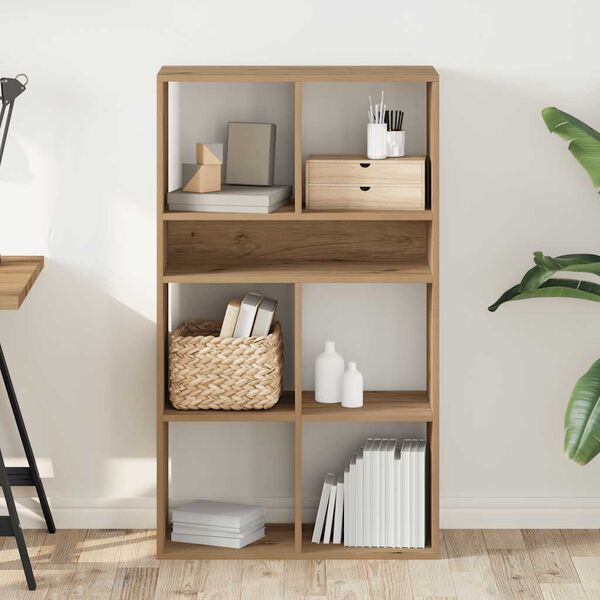 vidaXL Libreria Rovere Artigianale 66x31x112 cm Legno Multistrato