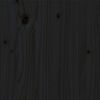vidaXL Giroletto Nero in Legno Massello 180x200 cm Super King