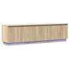 vidaXL Mobile TV Rovere Sonoma 180 x 38 x 49 cm Legno multistrato